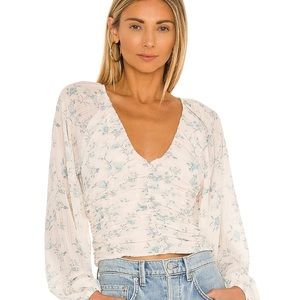 Free People New Final Rose Blouse XS NWT